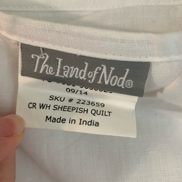 Land of Nod Sheep Baby Bedding Crib Set - Picture 6 of 13